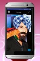 Indian Beard, Moustache, Hairstyle:  Photo editor Cartaz
