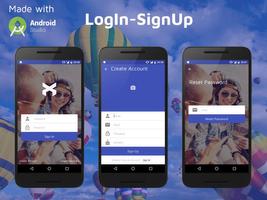 LogIn-SignUp 2 Ui Kit Affiche