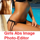 Lady Six Pack Abs physically Body:  photo Editor icône