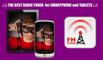 FM Radio Tuner Station Affiche