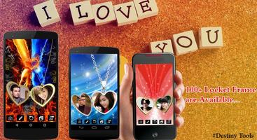 Love Locket Photo Frame الملصق