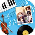 Boys with Music Photo Editor - Music Photo Frame icône