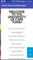 South Africa Scholarships تصوير الشاشة 1