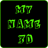 My Name 3D Live Wallpaper icône