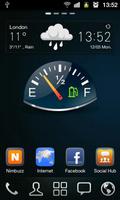 Gauge Battery Widget पोस्टर