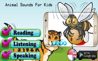 Animal Sounds for Kids Offline ảnh chụp màn hình 1
