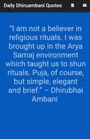 Dhirubhai Ambani Quotes, Story poster