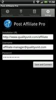 Post Affiliate Pro ảnh chụp màn hình 1