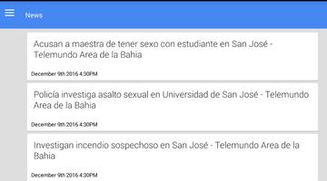 Noticias de San Jose اسکرین شاٹ 1