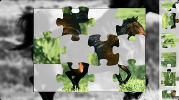 Puzzle Horses Affiche