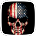 Amérique Skull Theme icône