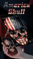 Amérique Skull Theme capture d'écran 1
