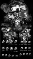 Tema de crânio assustador Scary Skull imagem de tela 1