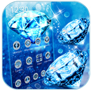 Niebieski diament motyw Tapeta Blue Diamond aplikacja