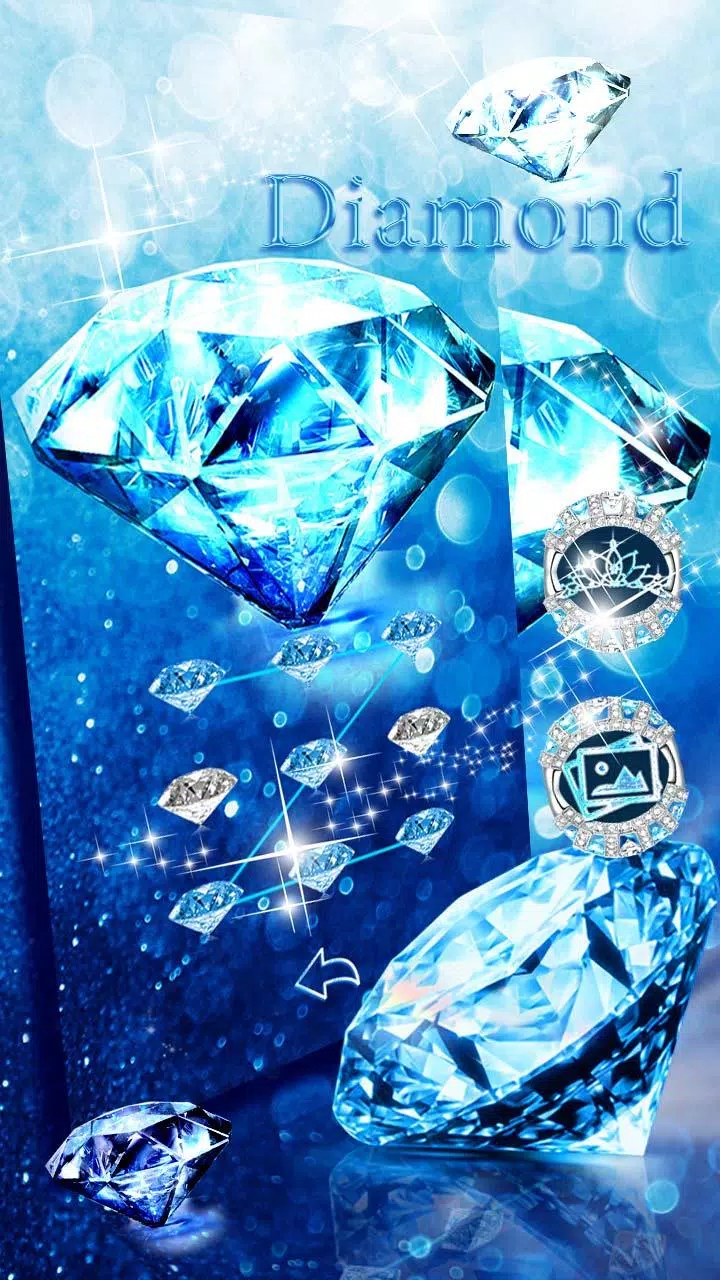 Android向けのブルーダイヤモンドのテーマの壁紙 Blue Diamond Apkをダウンロードしましょう