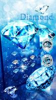 Blau Diamant Thema Tapete Blue Diamond Screenshot 3