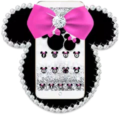 Diamond Minny Bow Theme Wallpaper APK download