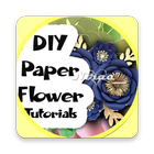 Paper Flower Guide DIY Craft Tutorial icône