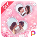 Romantic Love Collage - DIY Photo Live Wallpaper APK