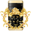Gold Rose Thema Luxus Gold