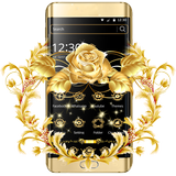 آیکون‌ Gold Rose Theme Luxury Gold