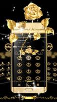 Gold Rose Theme Luxury Gold اسکرین شاٹ 2