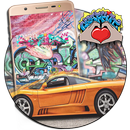 APK Graffiti Rush Theme Super Car
