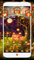 Happy Halloween Night Sky Theme poster