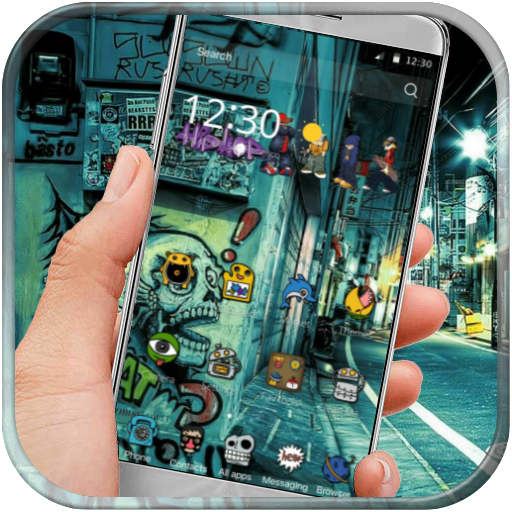 skeleton street  graffiti