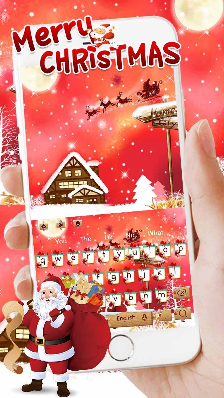 Android 用の メリークリスマスキーボードのテーマ Merry Christmas Apk をダウンロード