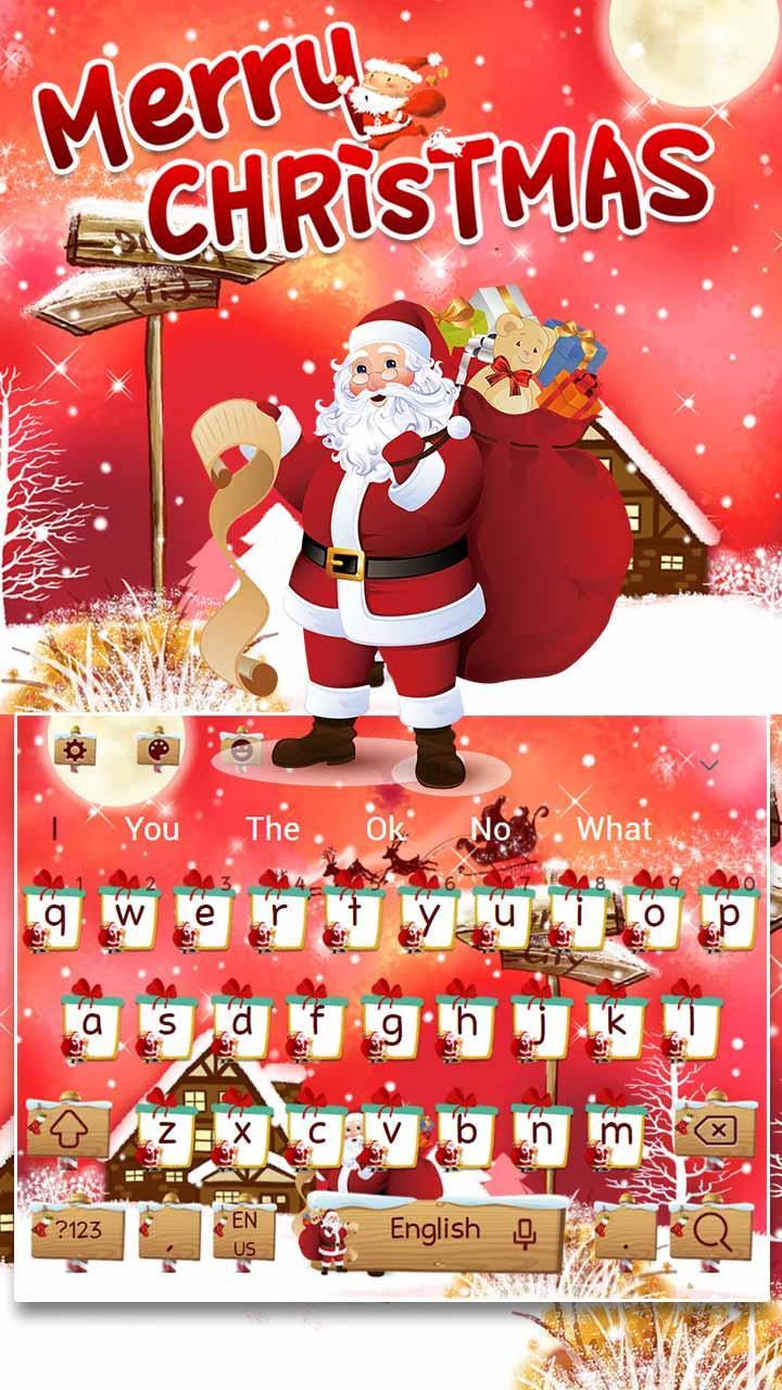 Android 用の メリークリスマスキーボードのテーマ Merry Christmas Apk をダウンロード