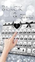 أسود الفضة لوحة المفاتيح موضوع Black Silver تصوير الشاشة 2
