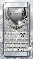 أسود الفضة لوحة المفاتيح موضوع Black Silver تصوير الشاشة 3