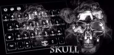 Черная тема для черепа skull