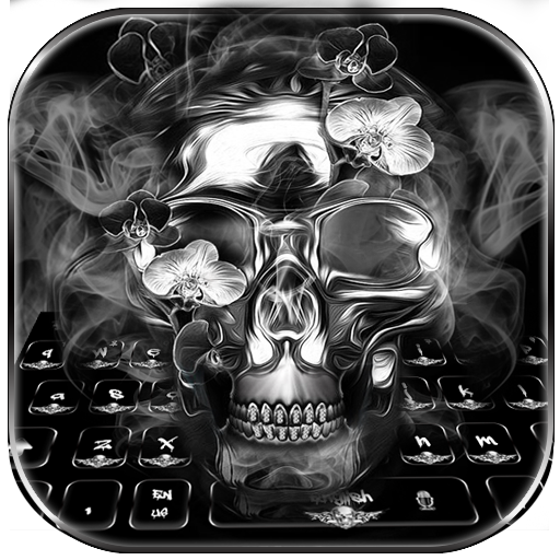 Черная тема для черепа skull