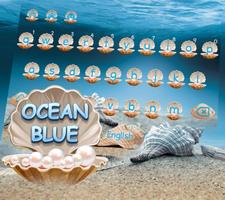 Blue Sea Keyboard Theme poster