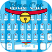 Błękit kot magia kieszeń motyw