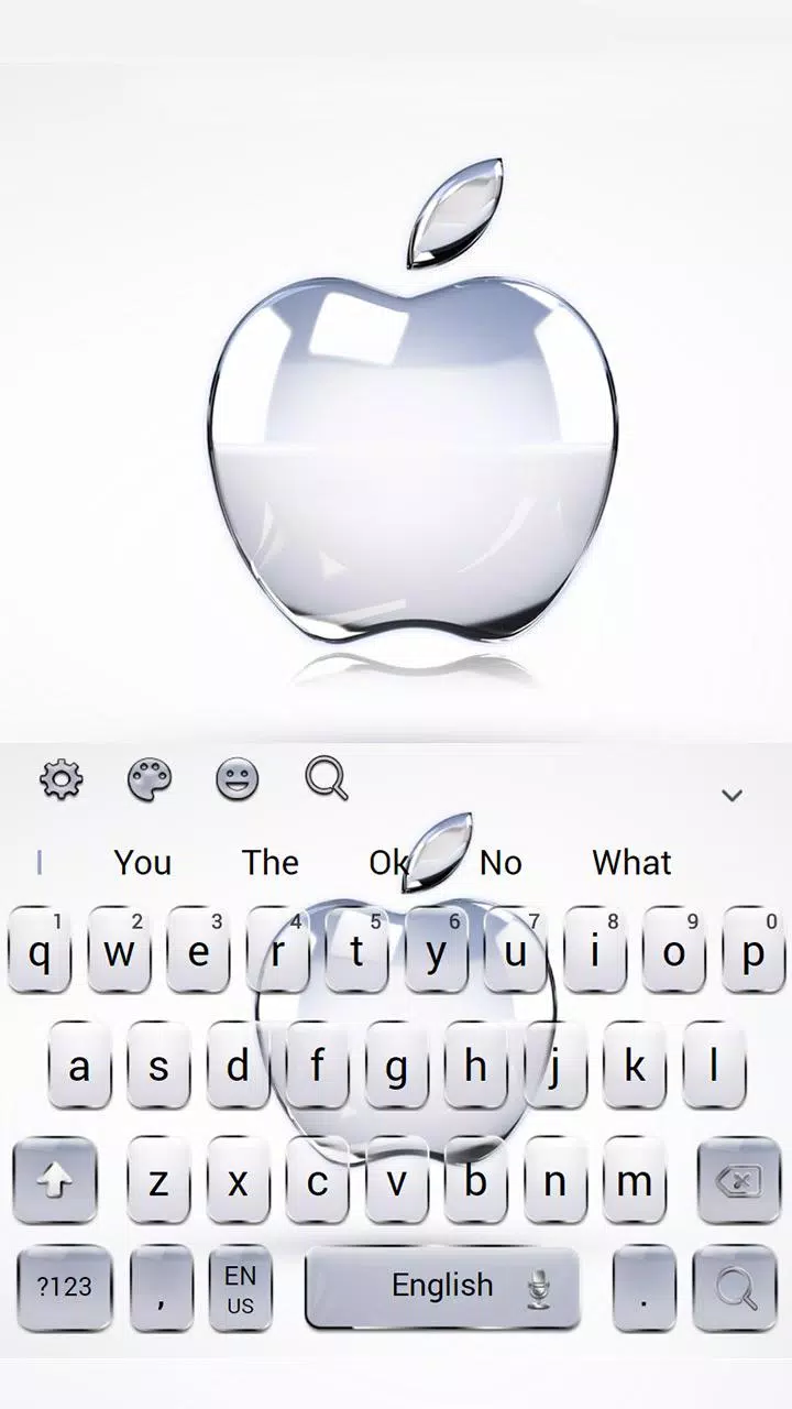 Descarga de APK de Cristal manzana teclado tema Crystal Apple para Android