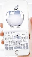 Crystal Apple Keyboard Theme 截图 1