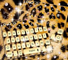Gold Leopard Print Keyboard Theme screenshot 2