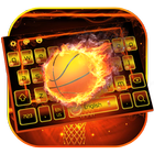 Bóng rổ Bàn phím Chạy Bàn chủ đề Basketball Fire biểu tượng