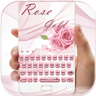 Pink Rose Gold Keyboard Theme icon