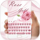 Icona Pink rosa oro tastiera tema