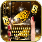 Diamond Gold Keyboard Theme icon