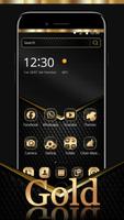 Black Gold Theme Live Wallpaper پوسٹر