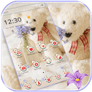 Teddy Bär Vergissmeinnicht Thema APK