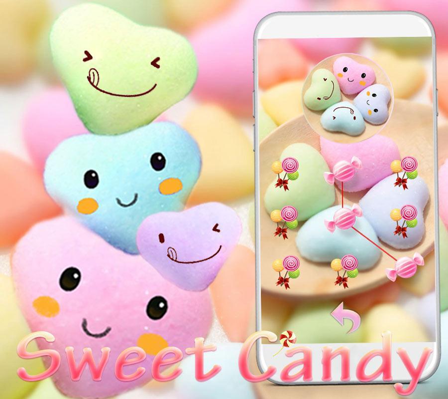 Android 用の かわいいキャンディテーマの壁紙 Cute Candy Apk をダウンロード