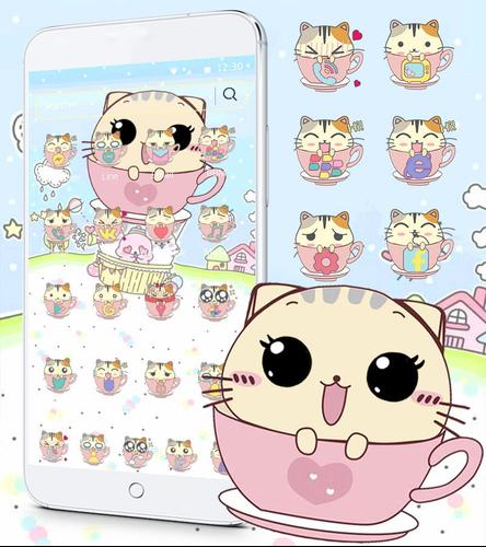 無料で 無料かわいいキティのテーマカップ猫の壁紙 Kawaii Kitty Cup Cat アプリの最新版 Apk1 2 2をダウンロードー Android用 無料かわいいキティのテーマカップ猫の壁紙 Kawaii Kitty Cup Cat Apk の最新バージョンをダウンロード Apkfab Com Jp