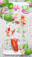 Koi Fish Water Theme poster