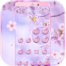 Rosa Blume sakura Thema Pink Flower Sakura APK